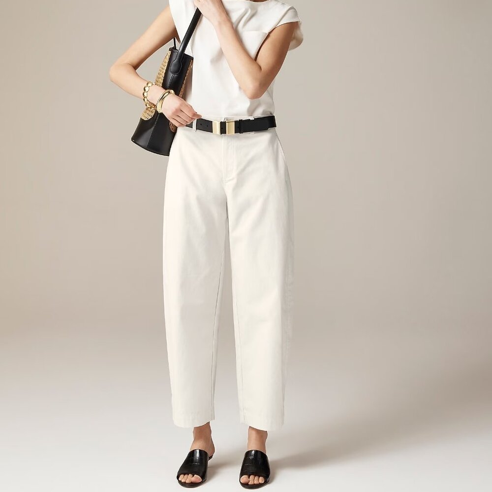 J. Crew Barrel-leg pants NWT